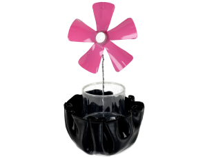 cachepô vaso flor labxiki montagem reutilizável garrafa PET disco de Vinil oficina reciclagem upcycling